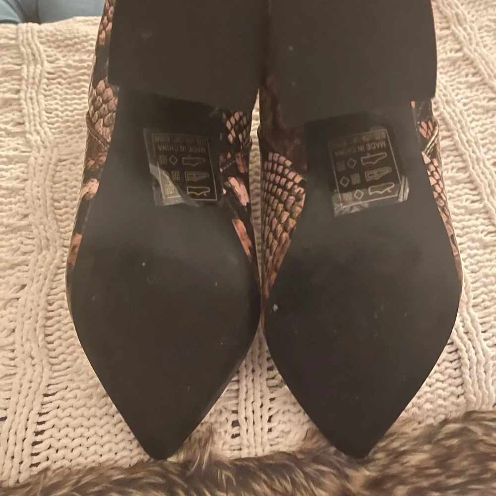 Quips Faux Snakeskin Boots - Picture 5 of 6